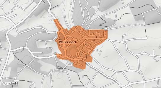 Mietspiegelkarte Villingen Schwenningen Weilersbach